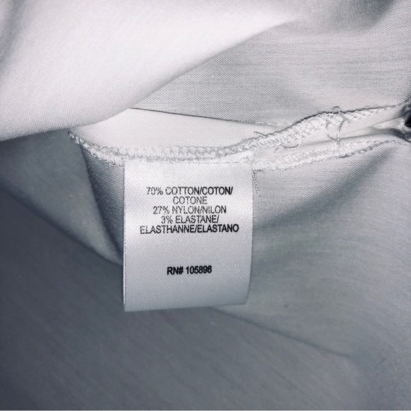 Worth Collection White Dolman Sleeve Blouse With Ruffled Back New Size L - Picture 8 of 14